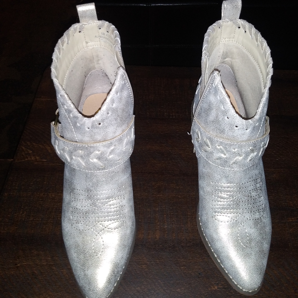 Short Gold Booties  Comfort Est 1946